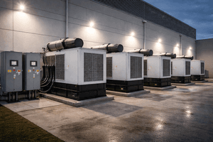 data center backup generators and failover systems supporting disaster recovery and business continuity